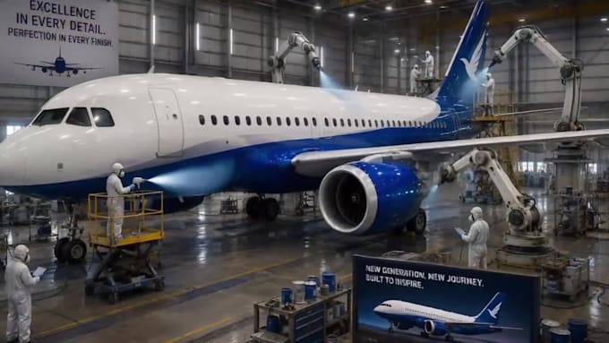 create realistic ai aircraft and engineering video ads