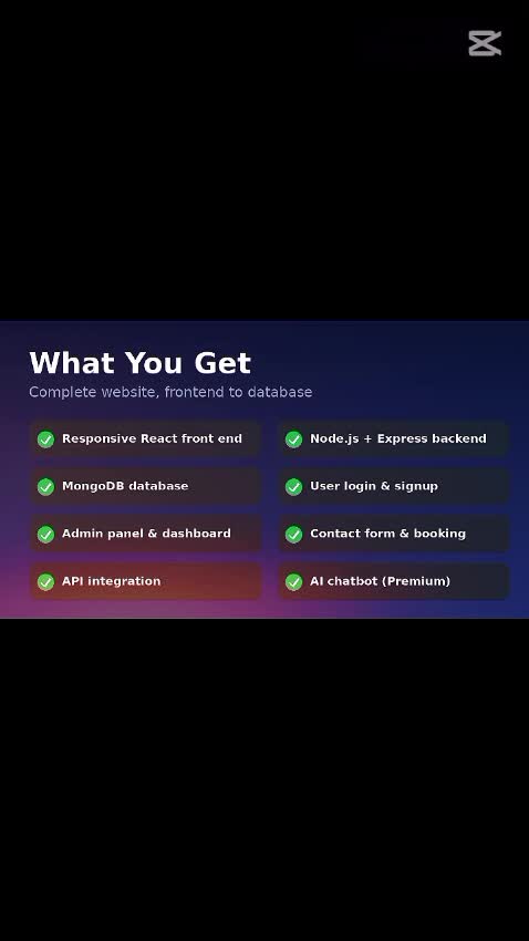 build a full stack website with react,node js and database