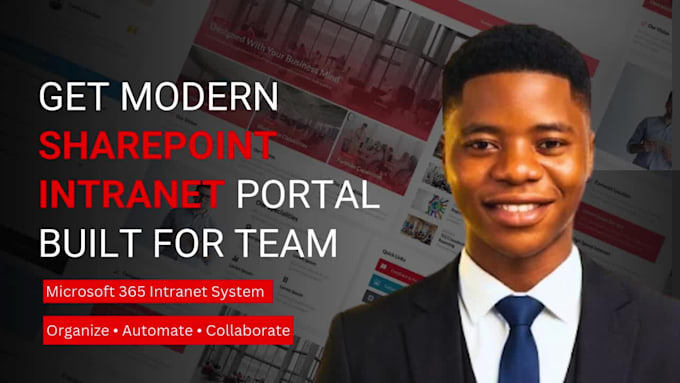 design modern microsoft 365 sharepoint intranet website for your organization
