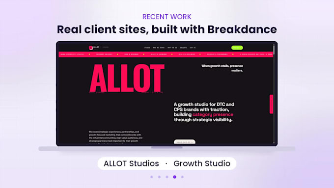 build a professional wordpress website with breakdance builder