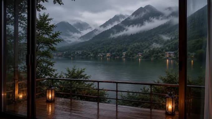 create cozy rain and relaxing meditation videos for youtube
