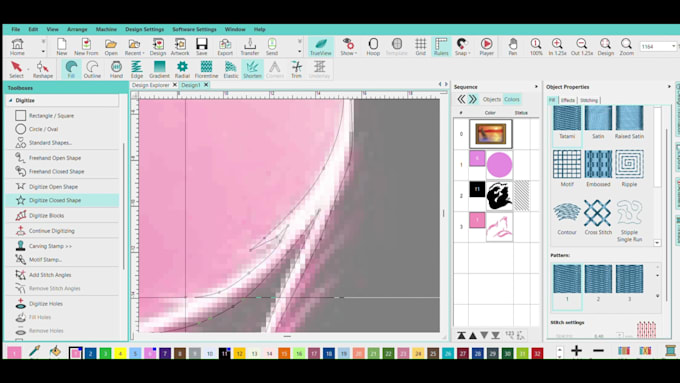 premium digitizing for embroidery patches and applique dst pes all format