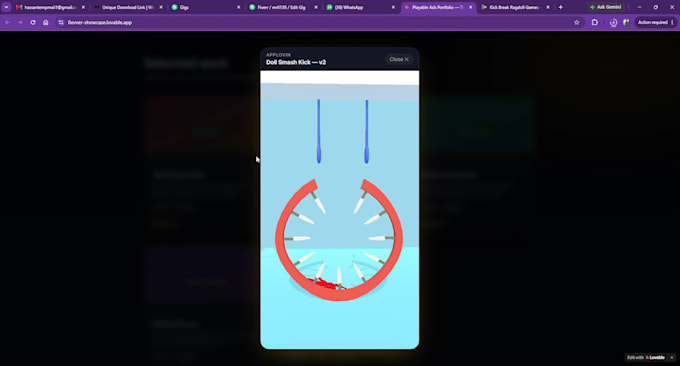 develop HTML5 playable ads for mobile games as per your need