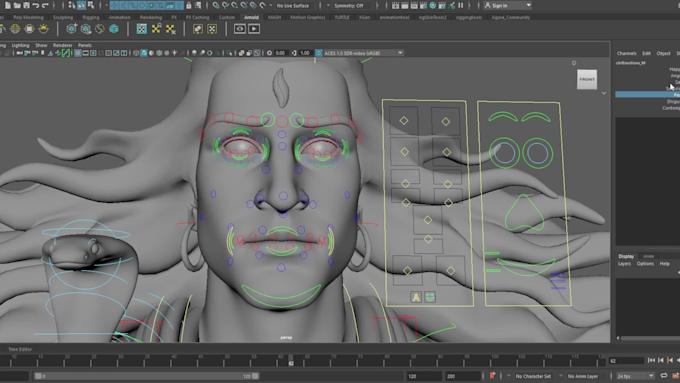 rig your 3d model in maya for unreal and unity