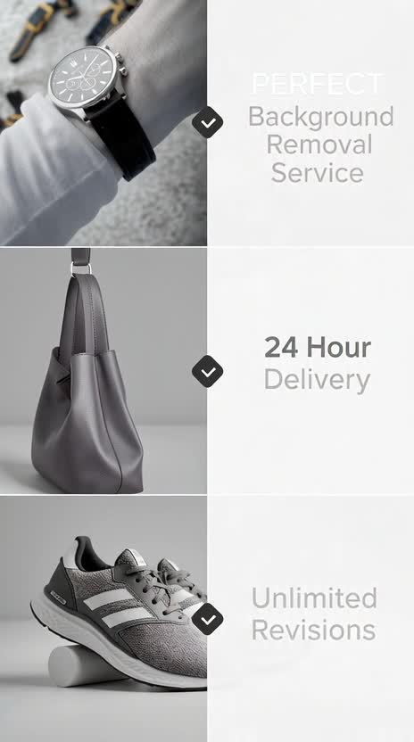 luxury watch bag shoe background removal for amazon shopify
