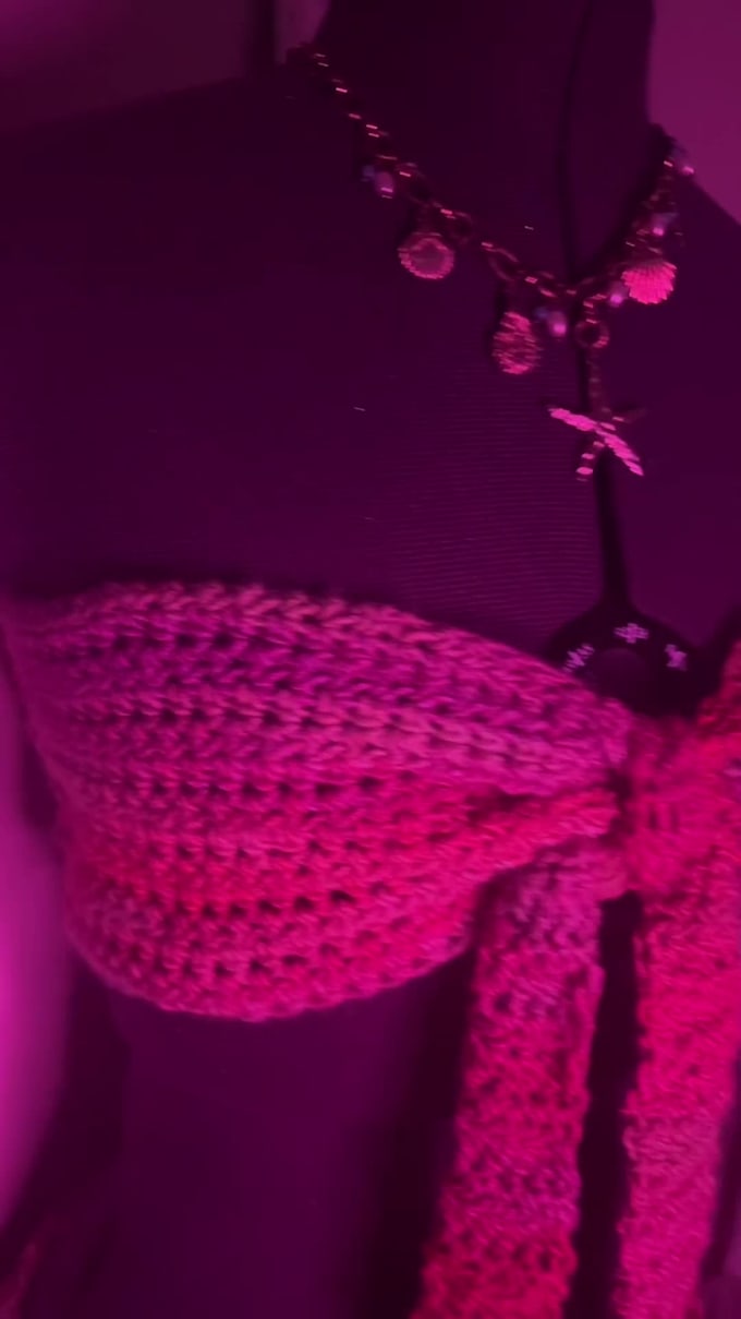 create and design a crochet clothing pattern for you