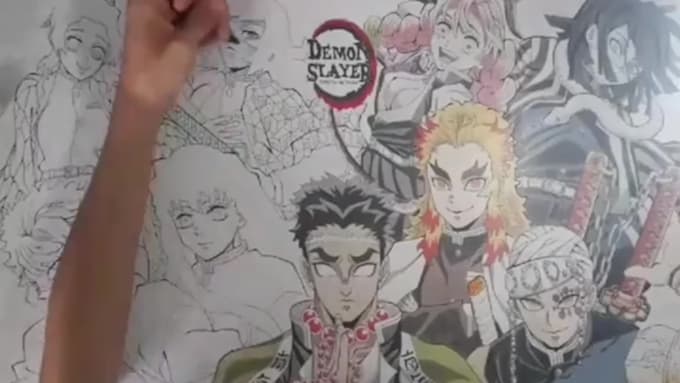 faco desenhos de animes e mangas