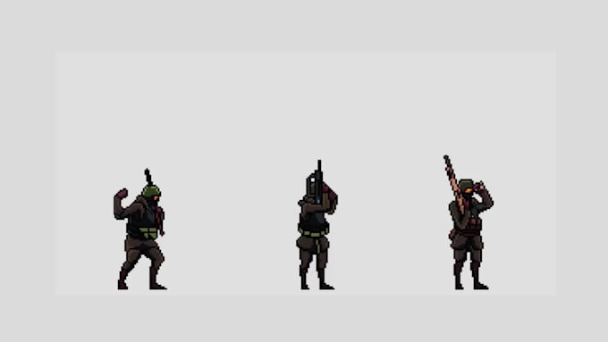 do pixel art character, sprite sheet, pixel art animation, isometric pixel art