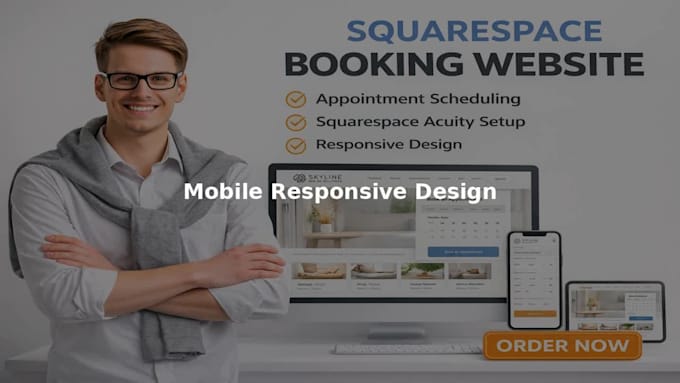 design squarespace booking website with acuity appointment scheduling