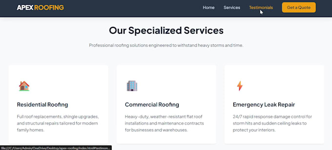 design and develop a responsive HTML CSS website