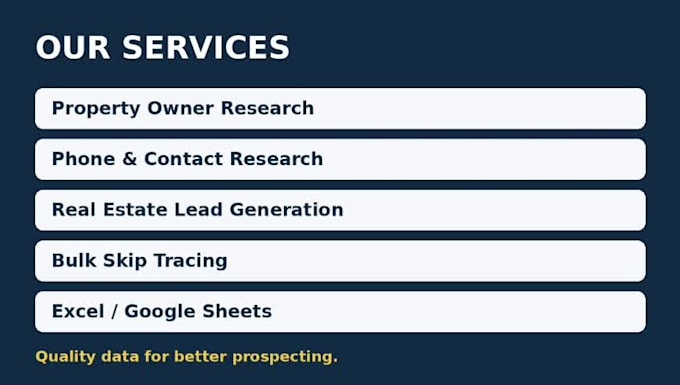 do real estate skip tracing and lead generation