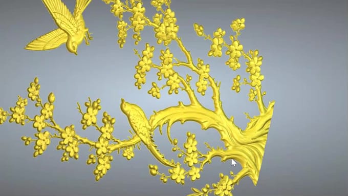 create professional 3d relief design for cnc routing and wood carving