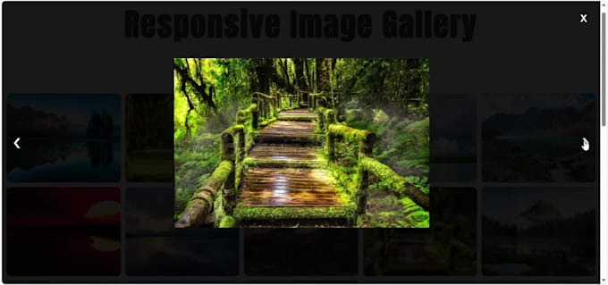 develop a responsive website using HTML, CSS and javascript