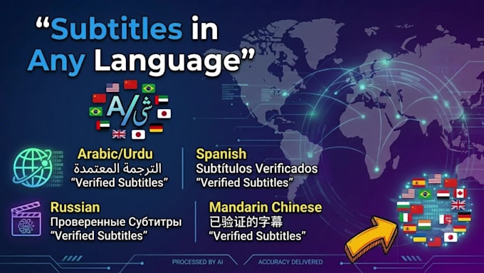 create accurate ai subtitles and captions in any language