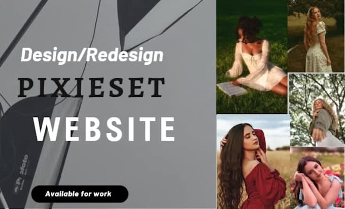 build photography website, redesign pixieset website design, fix pixieset seo