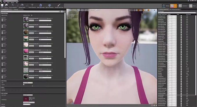 blendshape for talkinghead,interactive ai avatar,real time lipsync,rig3d for web
