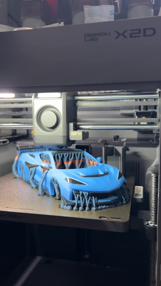 3d print your design in any material, from pla to carbon fiber