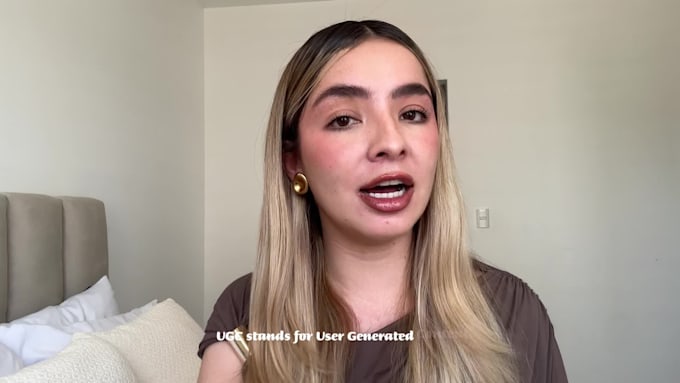create a natural and authentic ugc video
