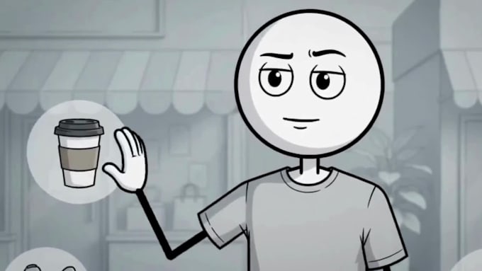 stickman animation 2d funny cartoon stickman explainer video