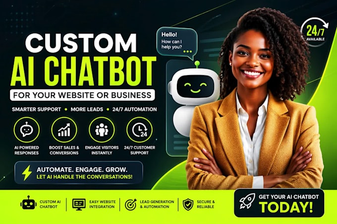 create smart ai chatbot for website customer support and lead generation