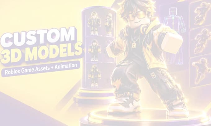 create custom roblox 3d models and animations for your game