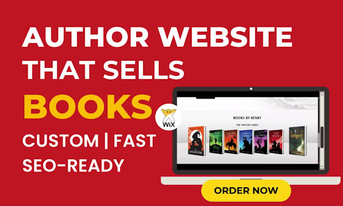 design a wix author website that sells your book and builds your reader base