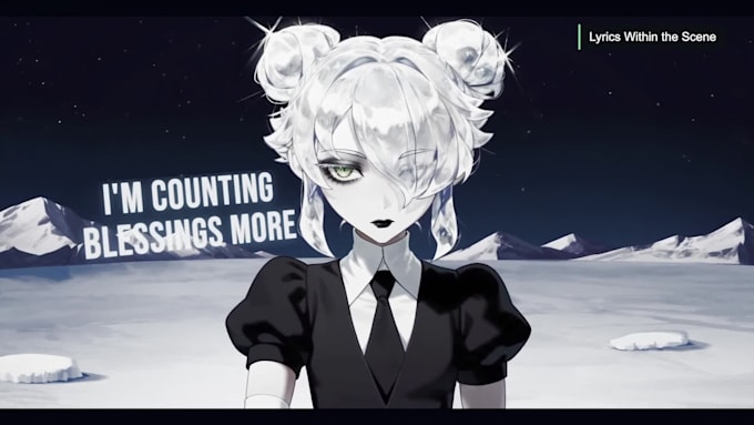create a custom animated lyric video for your song