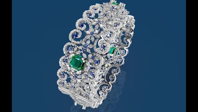 do a custom jewelry cad design for 3d jewelry rendering and printing