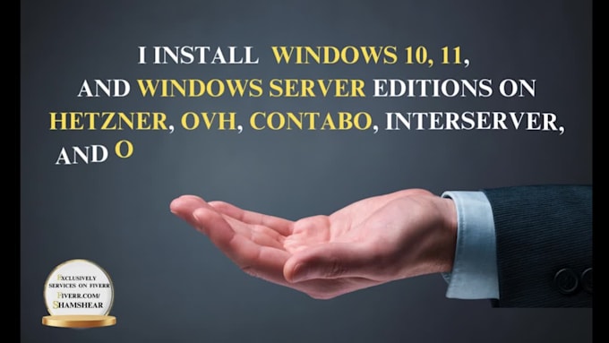 install windows on vps or dedicated server with fast rdp setup