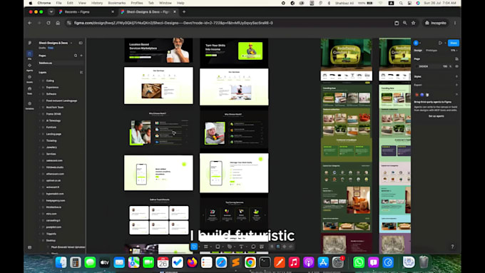 design your website, mobile app and dashboard saas ui ux design in figma