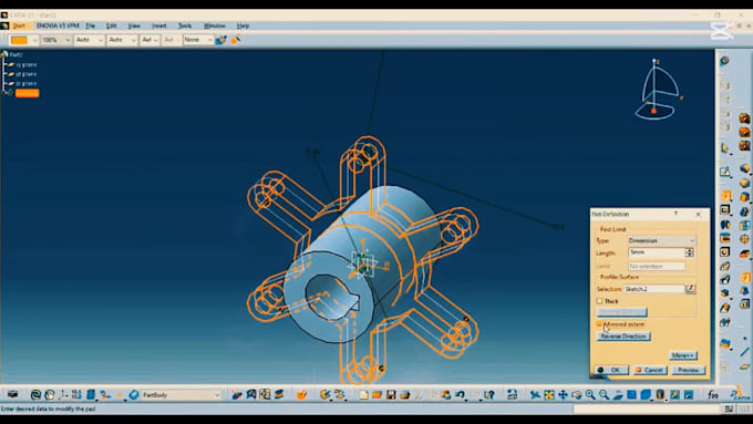 create 3d objects with catia v5