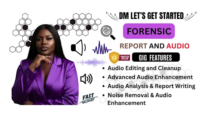 do forensic audio editing, audio cleanup and enhancement