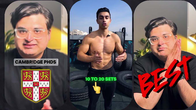 edit tiktoks, reels, shorts and ai videos professionally