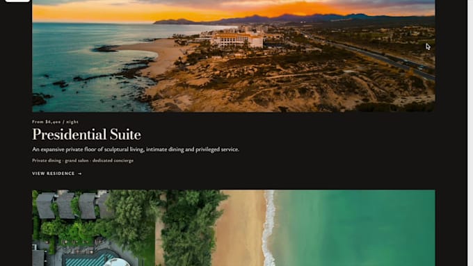 create a luxury responsive website using framer or wix