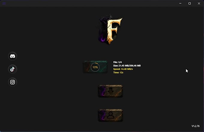 create a custom launcher, patcher or autopatcher for your PC game or software