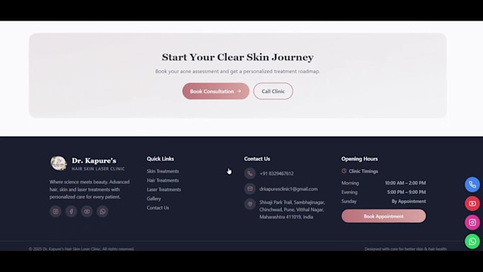 build 24hour express modern website