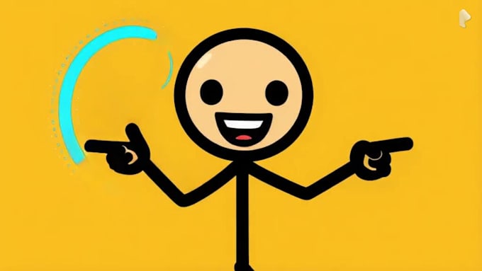 create 2d stickman stick figure animation for youtube explainer video
