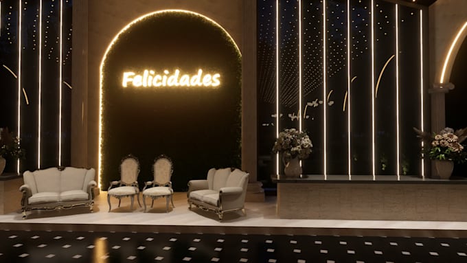 designer 3d with experience on interior spaces