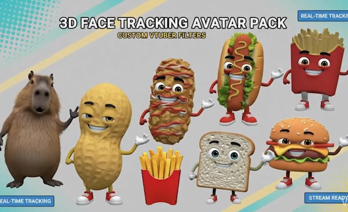 create custom 3d face tracking ar vtuber filter for streaming streamfog and ods