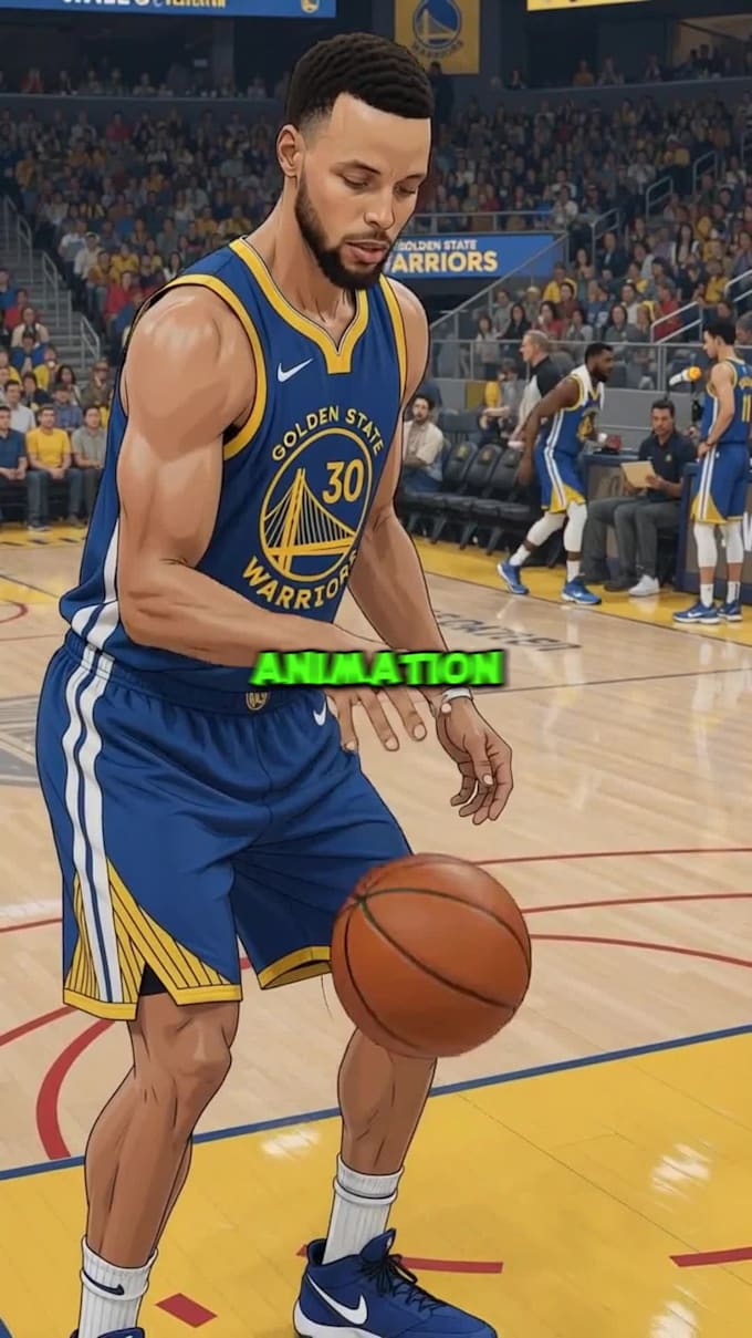 create animated nba shorts and reels