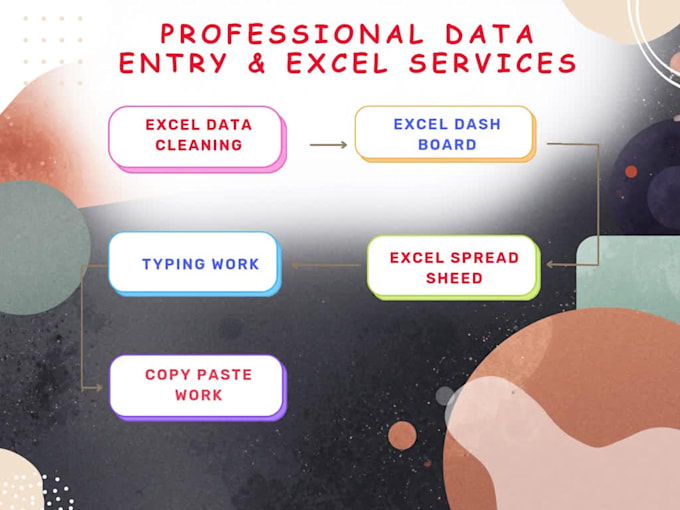create excel spread sheets and do accurate data entry