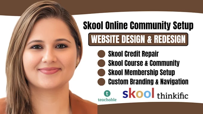 setup skool community online course, skool credit repair, skool course creation