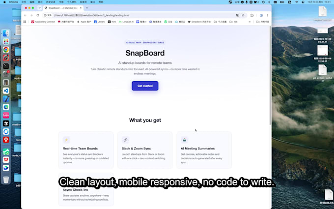 create a conversion ready ai landing page for your product