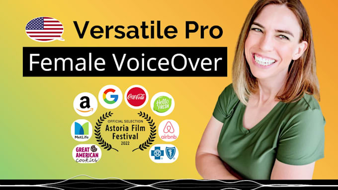 record an authentic professional american female voice over conversationally