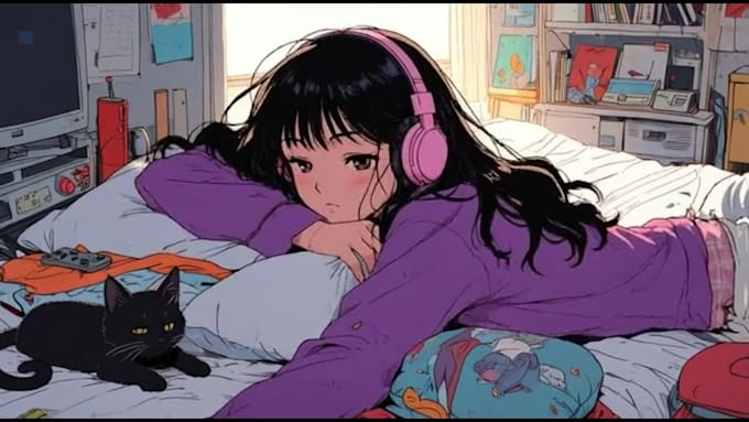 animate any image, lofi picture, stream loop, hip hop character art