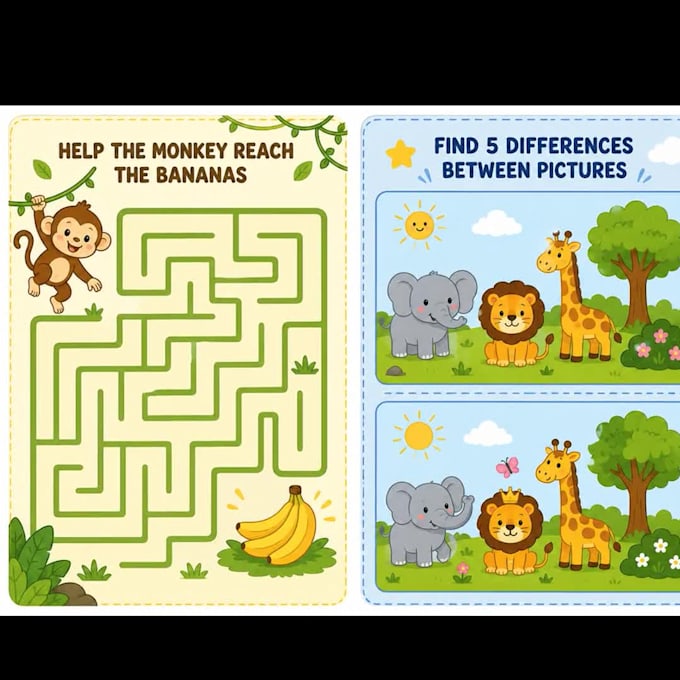 create fun and educational worksheets for kids