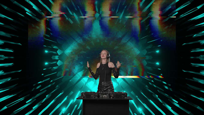 create custom dj visual loops and remove background video dj
