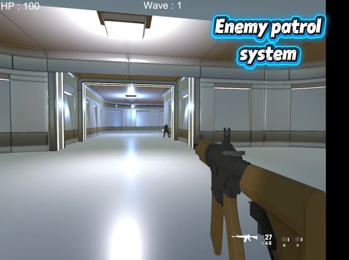 build shooting game for android in unity