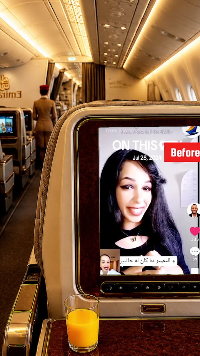 write emirates or other cabin crew resume by a former purser