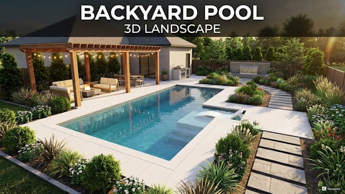 design your backyard pool as a landscape architect